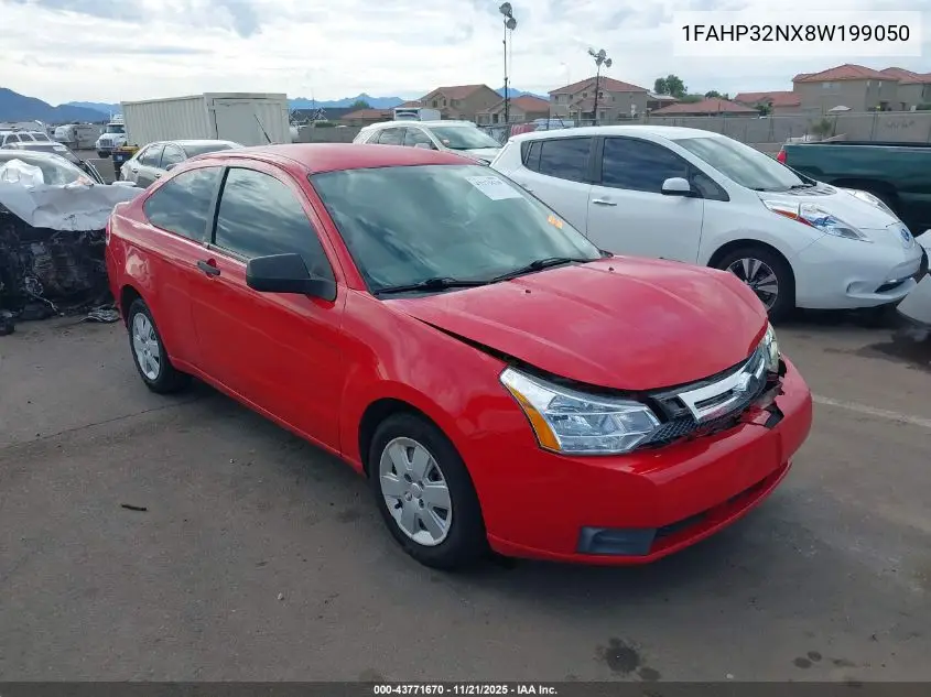 1FAHP32NX8W199050 2008 Ford Focus S