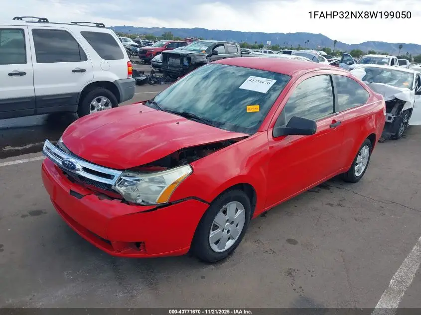 1FAHP32NX8W199050 2008 Ford Focus S