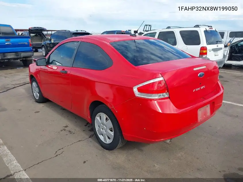 1FAHP32NX8W199050 2008 Ford Focus S