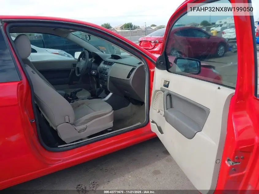 1FAHP32NX8W199050 2008 Ford Focus S