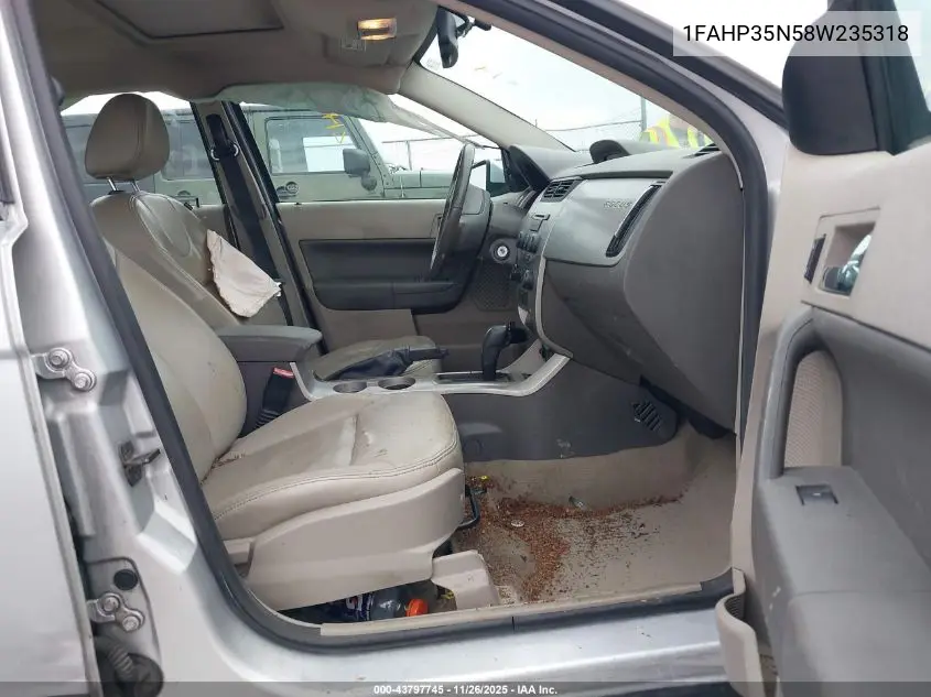 1FAHP35N58W235318 2008 Ford Focus Se/Ses