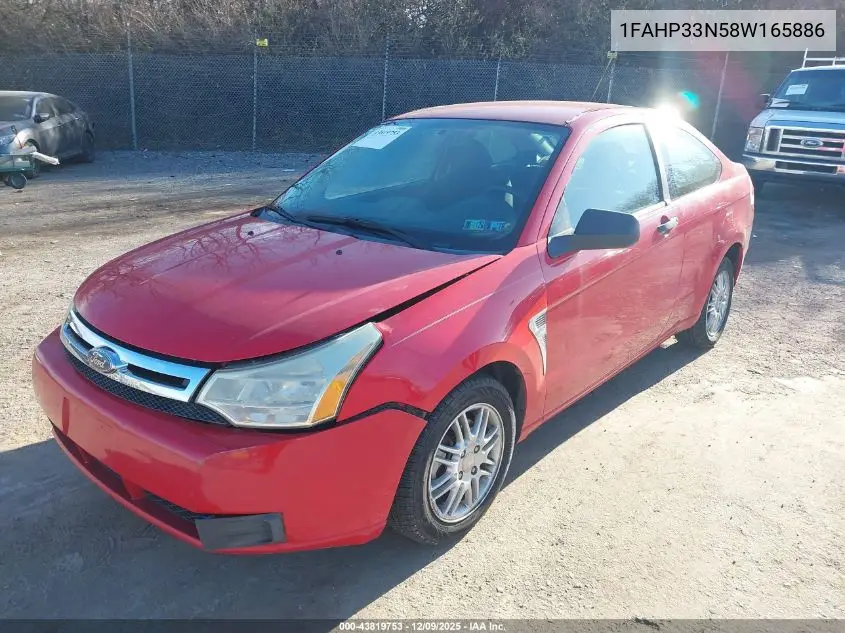 1FAHP33N58W165886 2008 Ford Focus Se/Ses