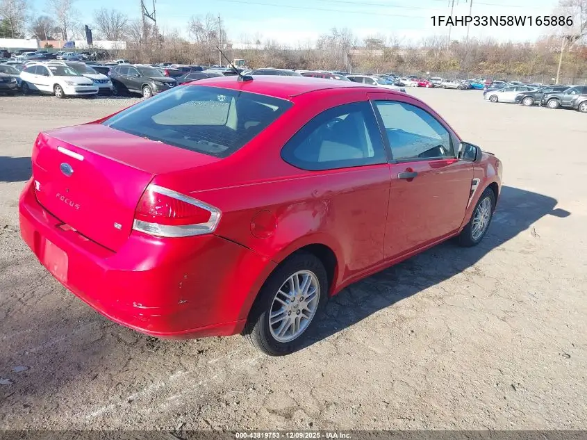 1FAHP33N58W165886 2008 Ford Focus Se/Ses
