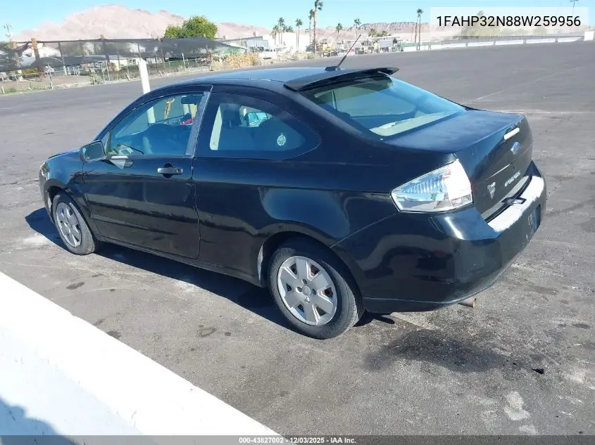 1FAHP32N88W259956 2008 Ford Focus S