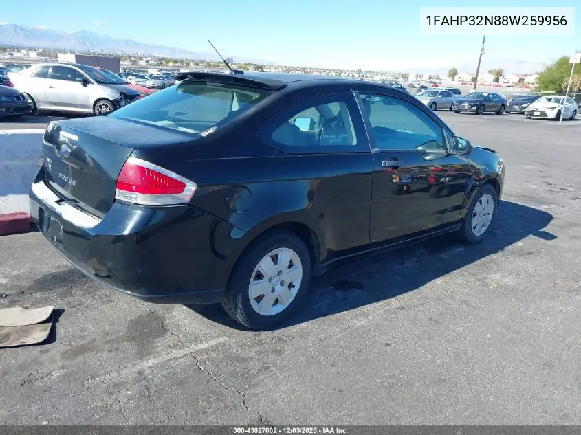 1FAHP32N88W259956 2008 Ford Focus S