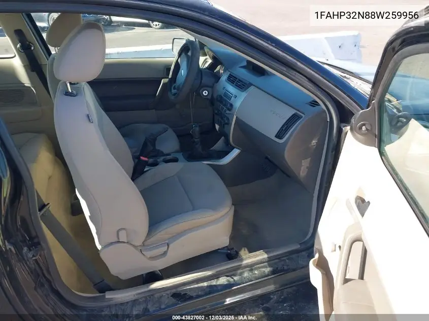 1FAHP32N88W259956 2008 Ford Focus S