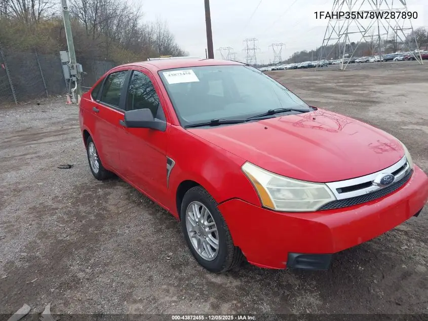 1FAHP35N78W287890 2008 Ford Focus Se/Ses