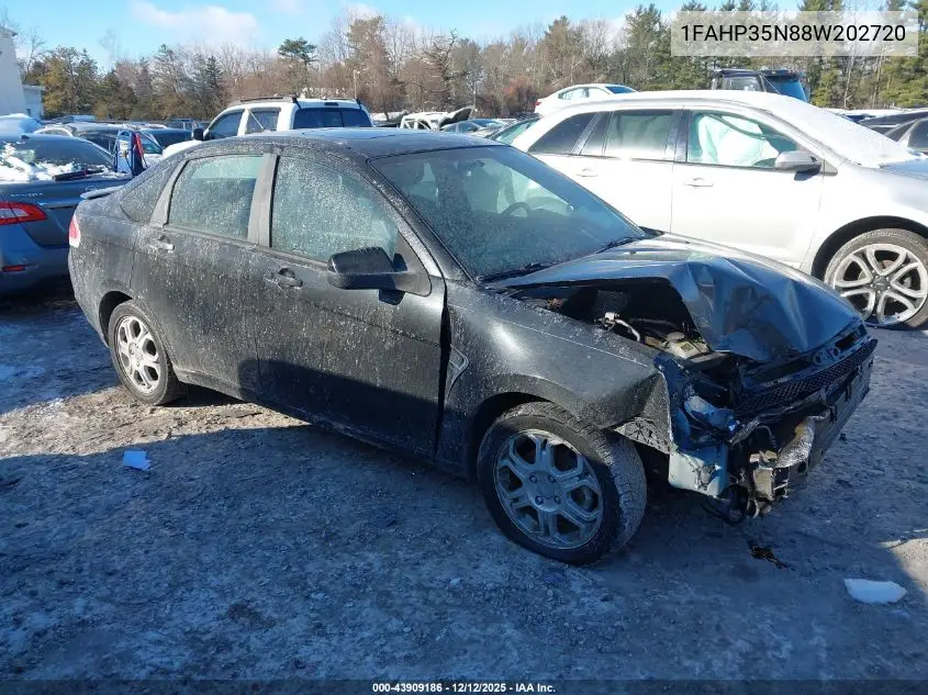 1FAHP35N88W202720 2008 Ford Focus Se/Ses