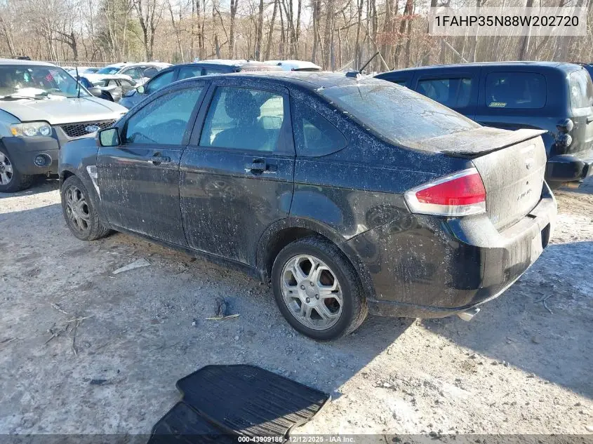 1FAHP35N88W202720 2008 Ford Focus Se/Ses