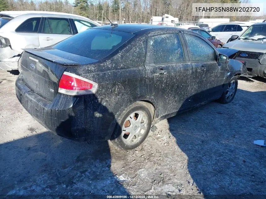 1FAHP35N88W202720 2008 Ford Focus Se/Ses
