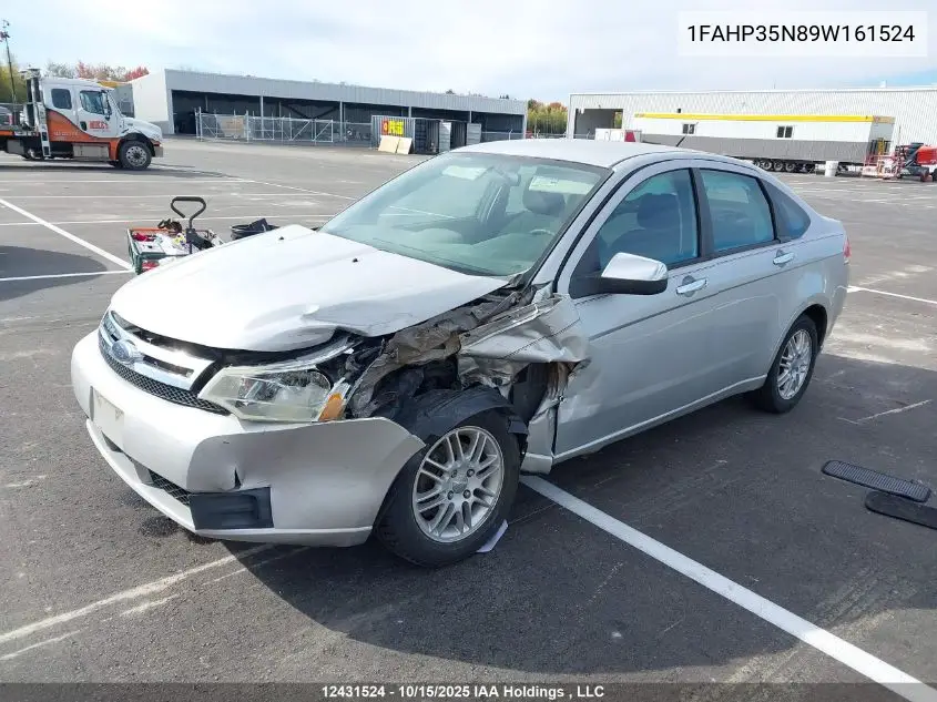 1FAHP35N89W161524 2009 Ford Focus Se