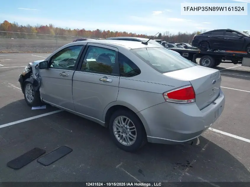 1FAHP35N89W161524 2009 Ford Focus Se