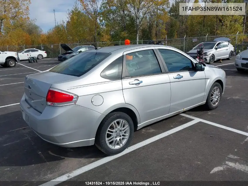 1FAHP35N89W161524 2009 Ford Focus Se