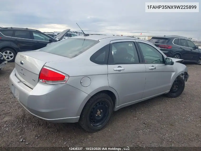 1FAHP35NX9W225899 2009 Ford Focus Se