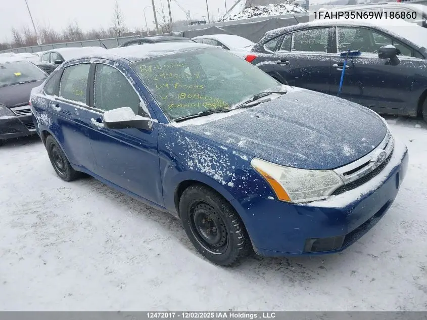 1FAHP35N69W186860 2009 Ford Focus