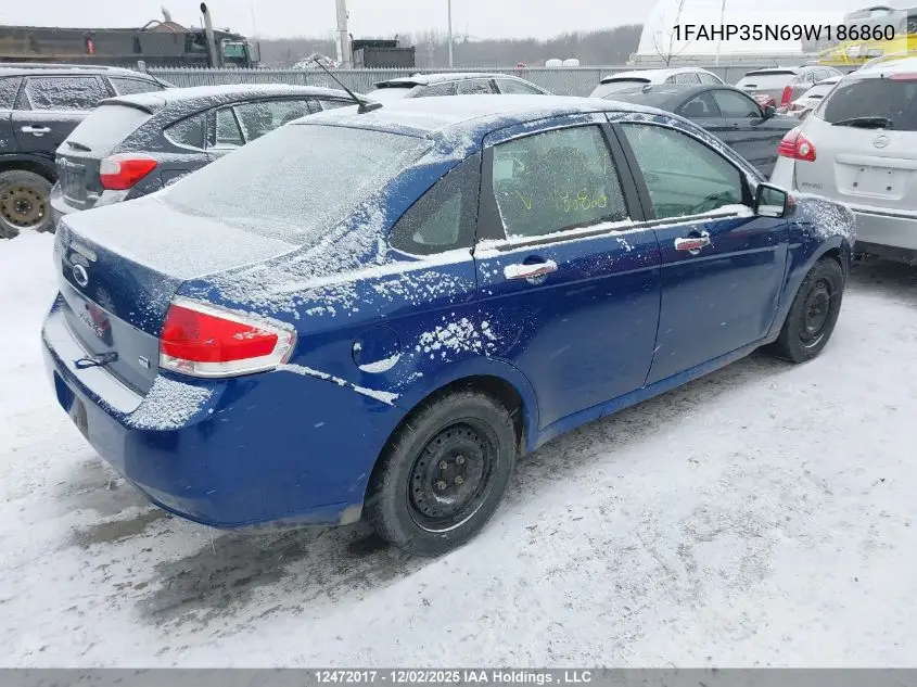 1FAHP35N69W186860 2009 Ford Focus