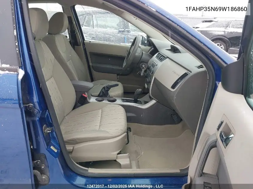 1FAHP35N69W186860 2009 Ford Focus