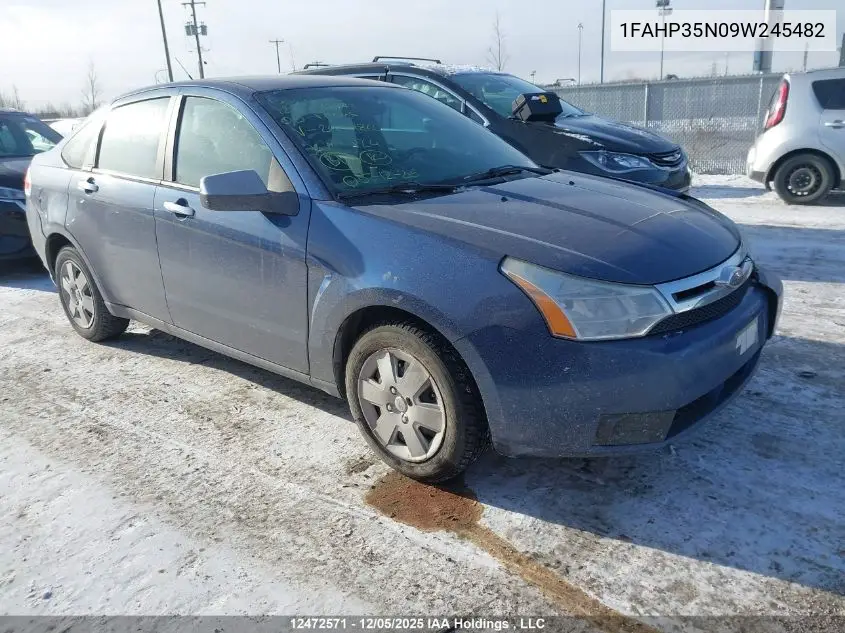 1FAHP35N09W245482 2009 Ford Focus Se