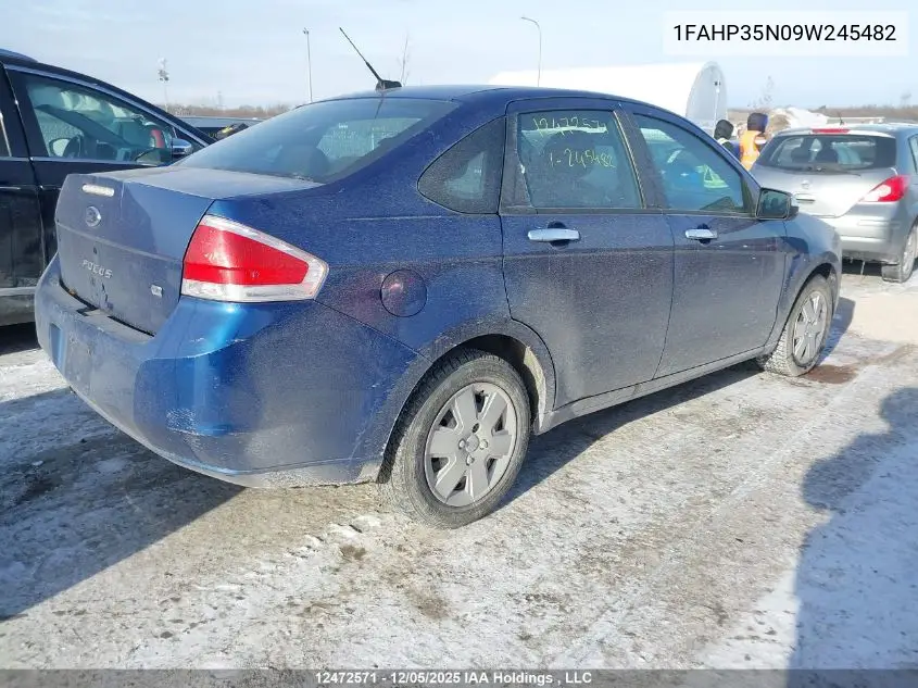 1FAHP35N09W245482 2009 Ford Focus Se