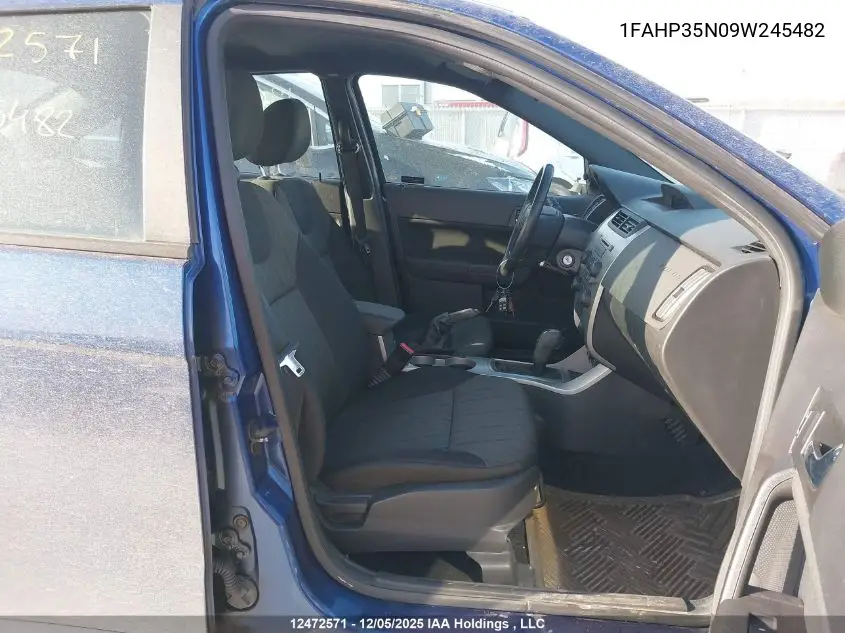 1FAHP35N09W245482 2009 Ford Focus Se