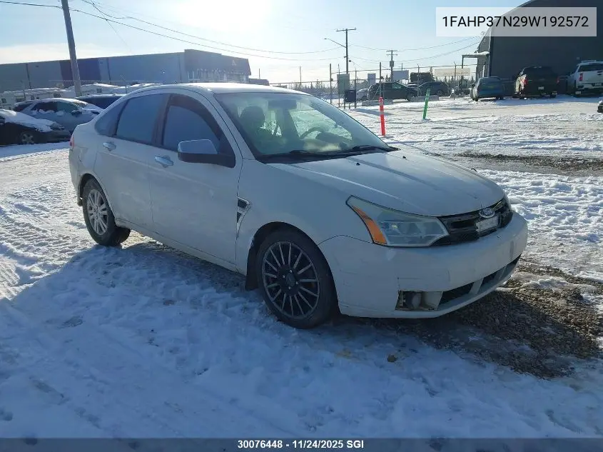 1FAHP37N29W192572 2009 Ford Focus Sel
