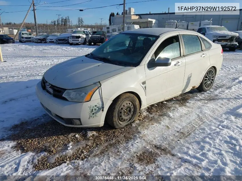 1FAHP37N29W192572 2009 Ford Focus Sel