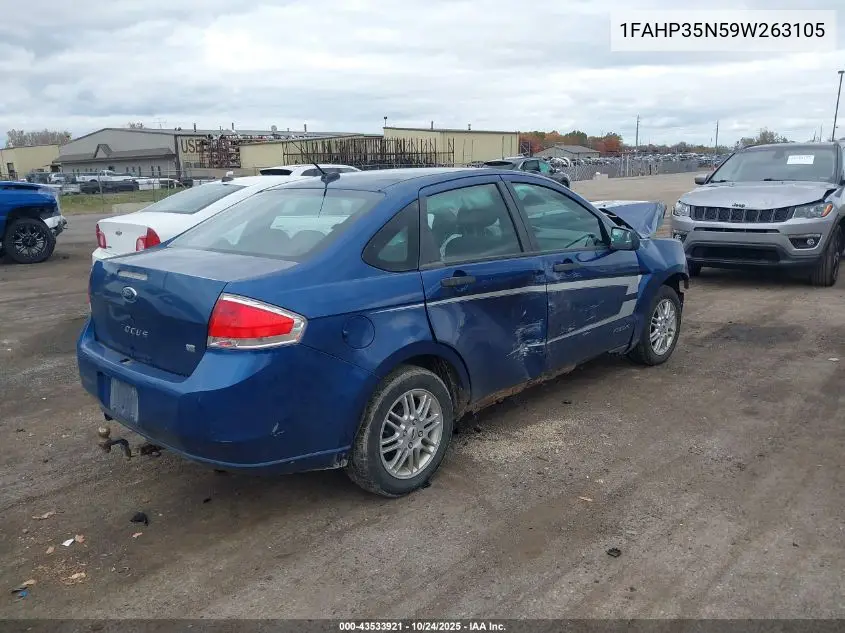 1FAHP35N59W263105 2009 Ford Focus Se