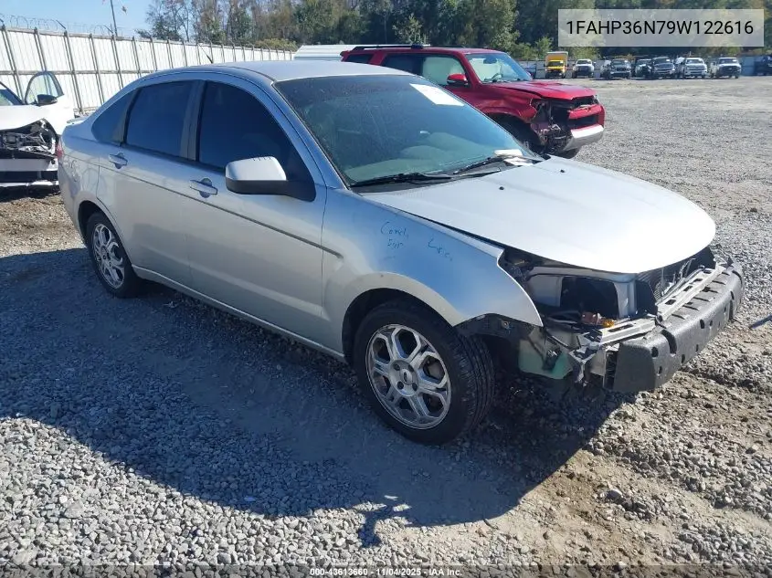 1FAHP36N79W122616 2009 Ford Focus Ses