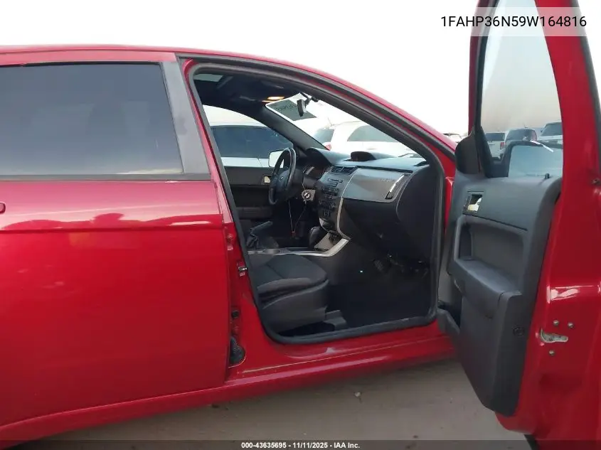 1FAHP36N59W164816 2009 Ford Focus Ses