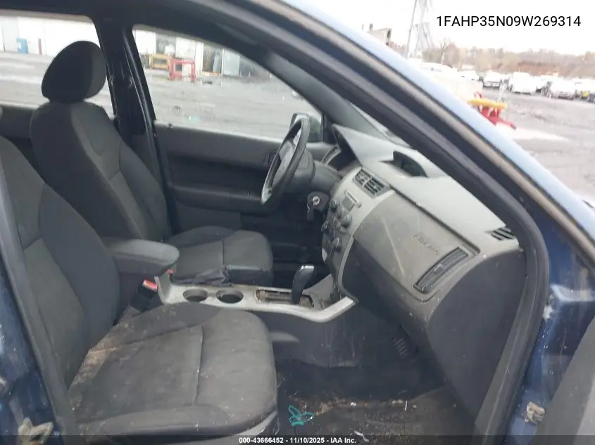 1FAHP35N09W269314 2009 Ford Focus Se