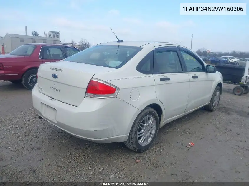 1FAHP34N29W160306 2009 Ford Focus S