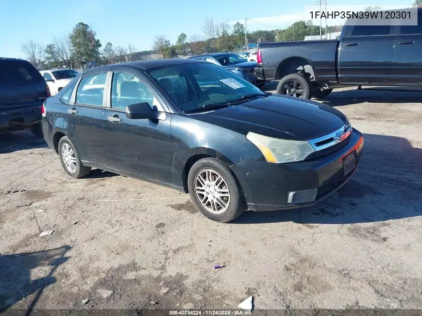 1FAHP35N39W120301 2009 Ford Focus Se