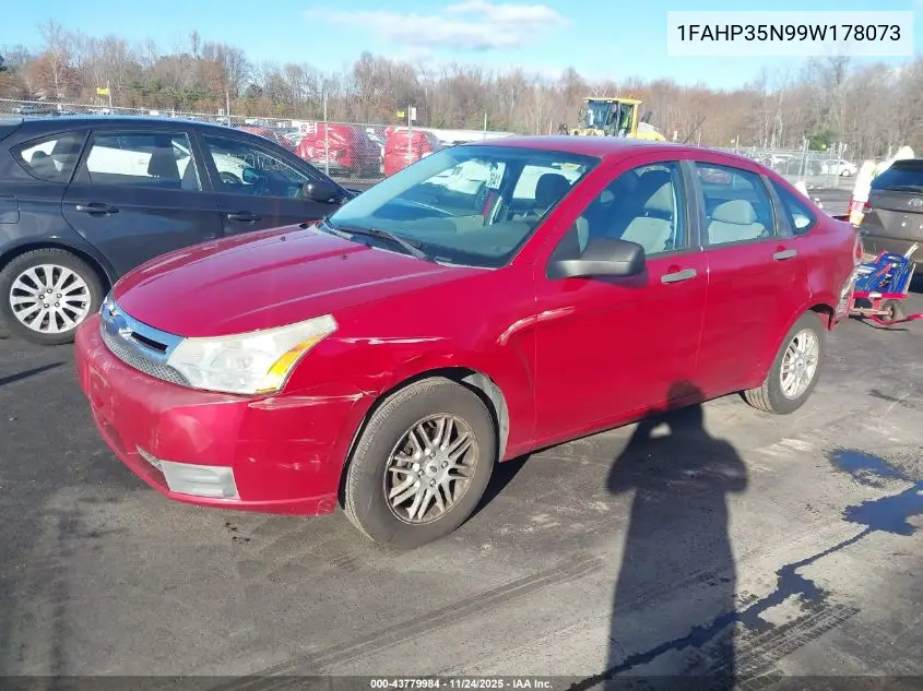 1FAHP35N99W178073 2009 Ford Focus Se
