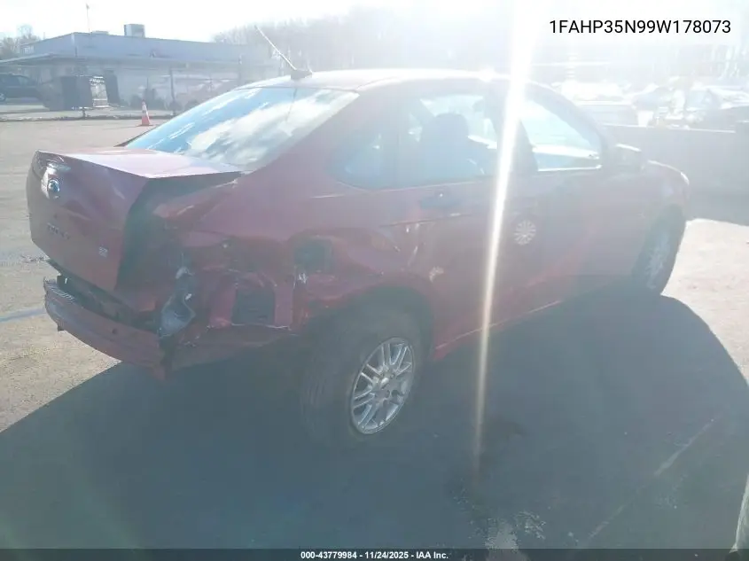 1FAHP35N99W178073 2009 Ford Focus Se