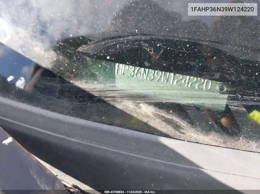 1FAHP36N39W124220 2009 Ford Focus Ses