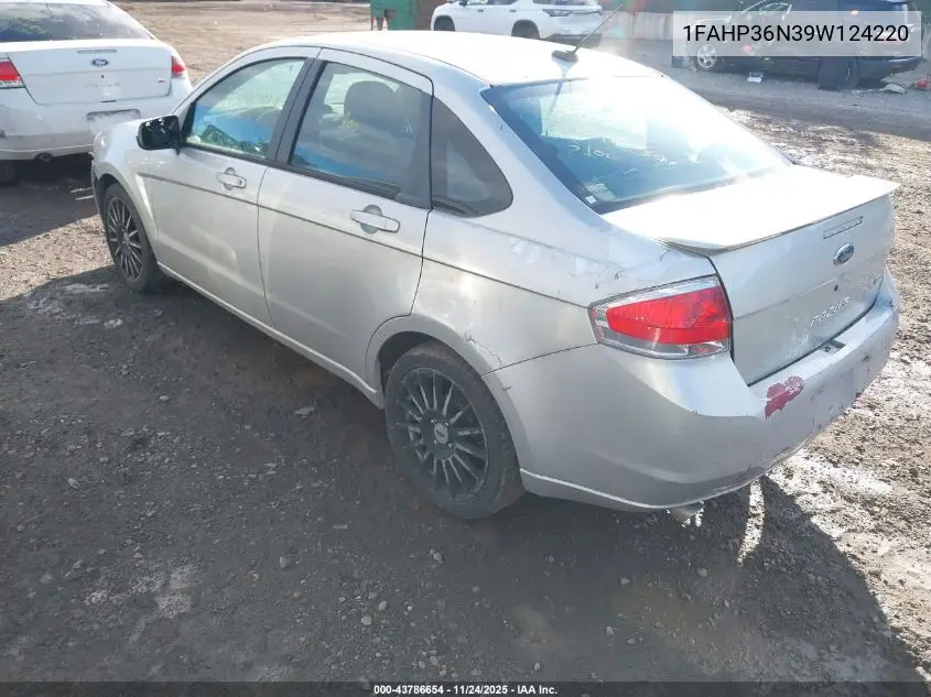 1FAHP36N39W124220 2009 Ford Focus Ses
