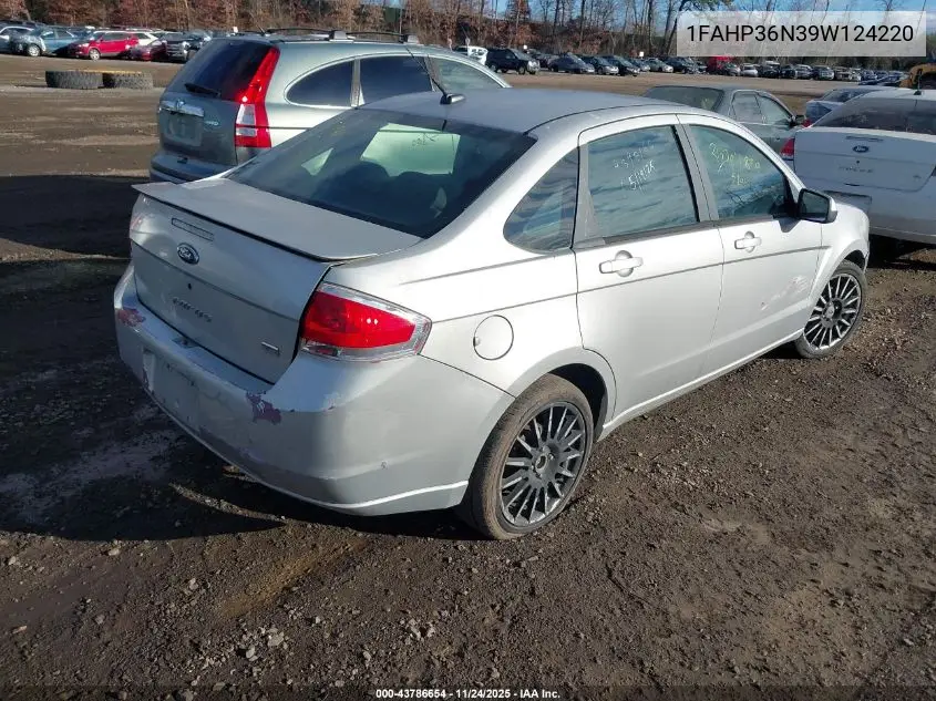 1FAHP36N39W124220 2009 Ford Focus Ses