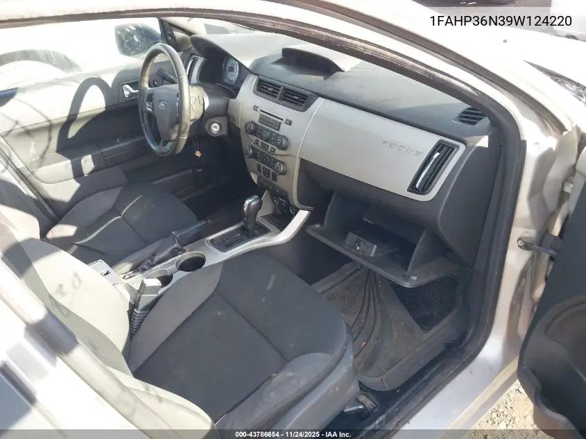 1FAHP36N39W124220 2009 Ford Focus Ses
