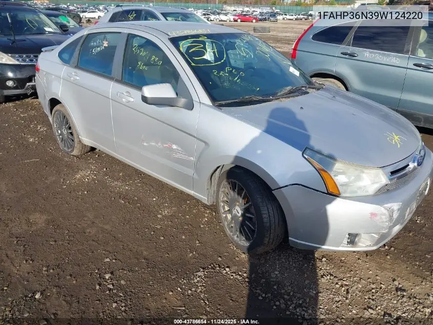 1FAHP36N39W124220 2009 Ford Focus Ses