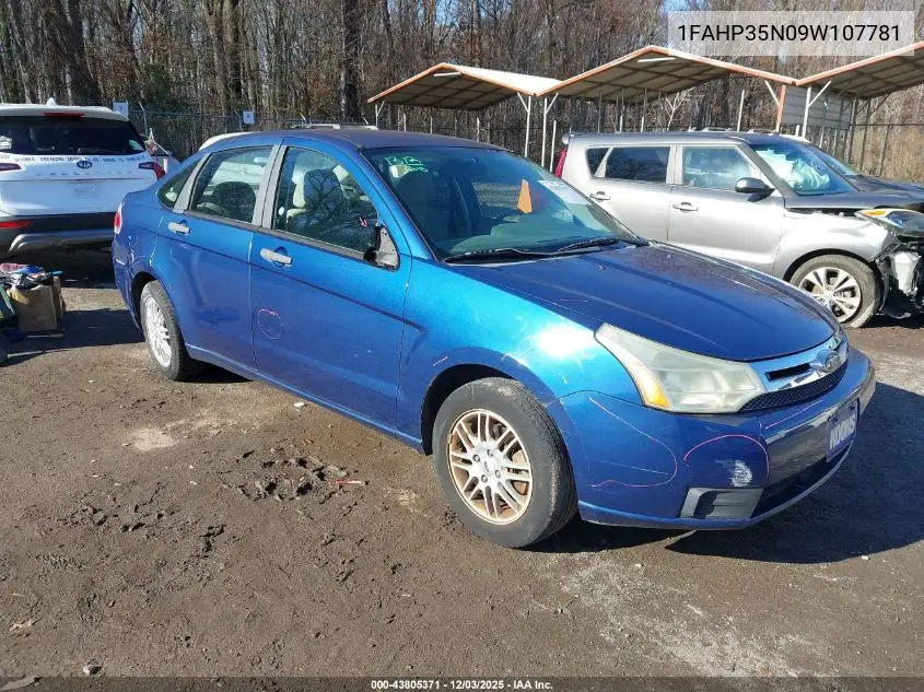 1FAHP35N09W107781 2009 Ford Focus Se