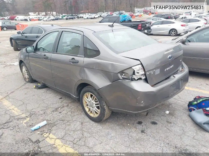1FAHP35N09W254831 2009 Ford Focus Se