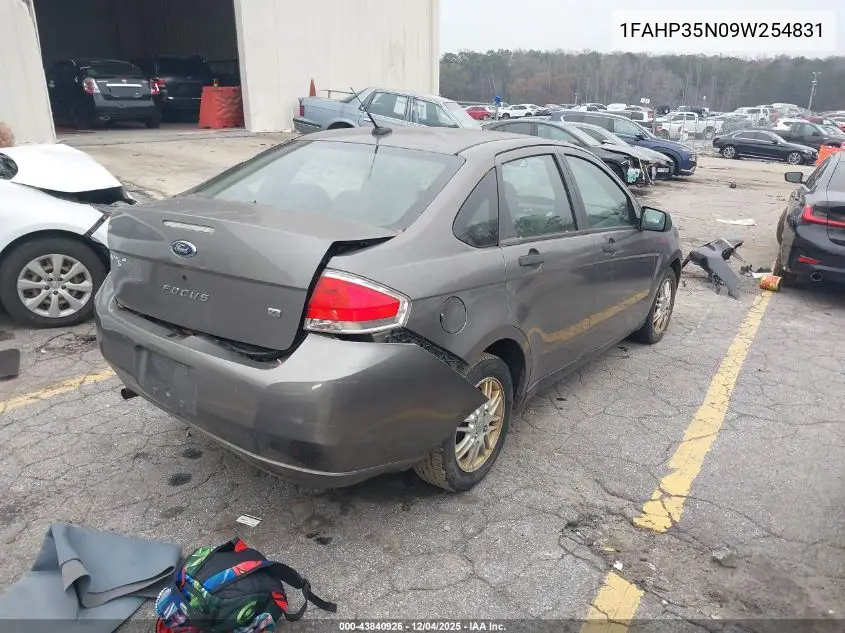1FAHP35N09W254831 2009 Ford Focus Se