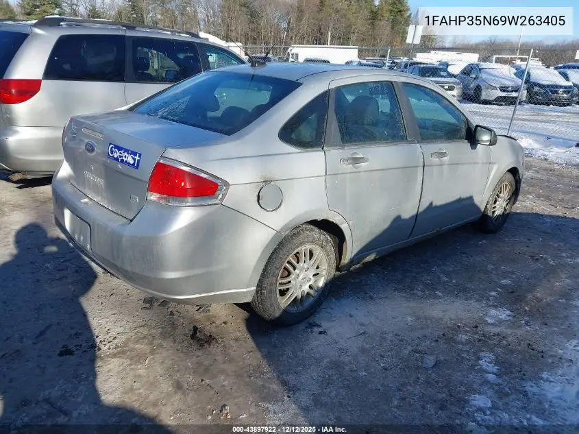 1FAHP35N69W263405 2009 Ford Focus Se