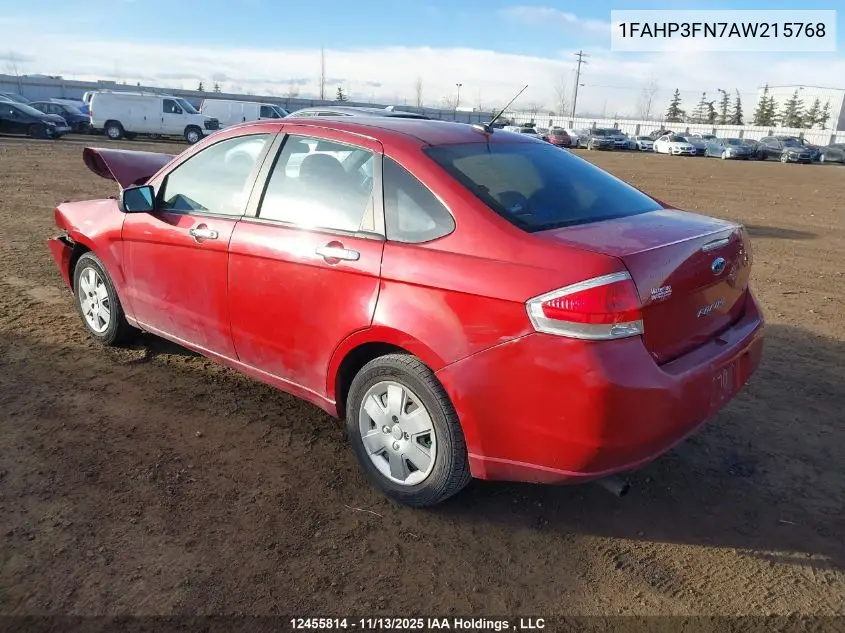 1FAHP3FN7AW215768 2010 Ford Focus Se