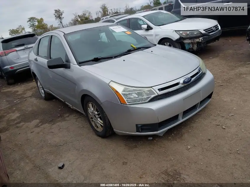 1FAHP3FN3AW107874 2010 Ford Focus Se