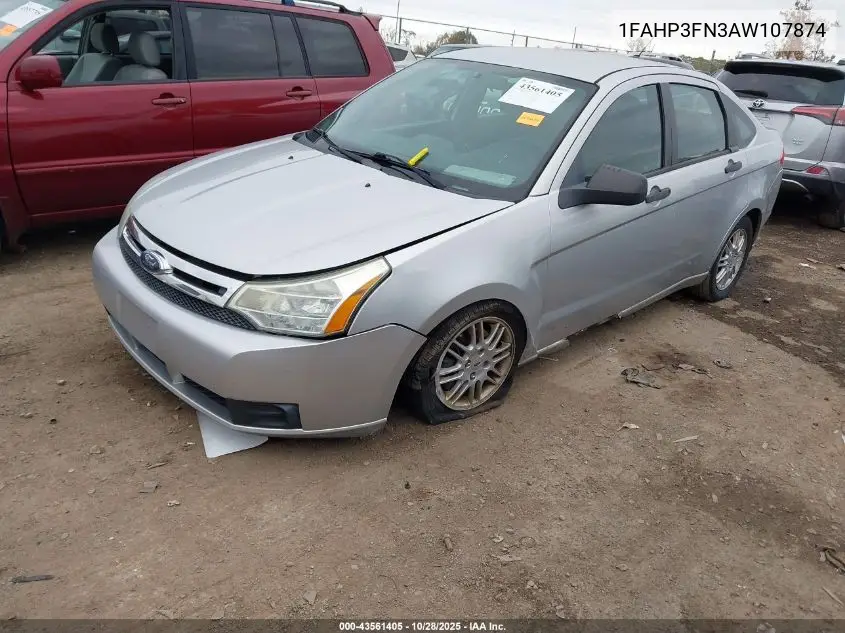 1FAHP3FN3AW107874 2010 Ford Focus Se
