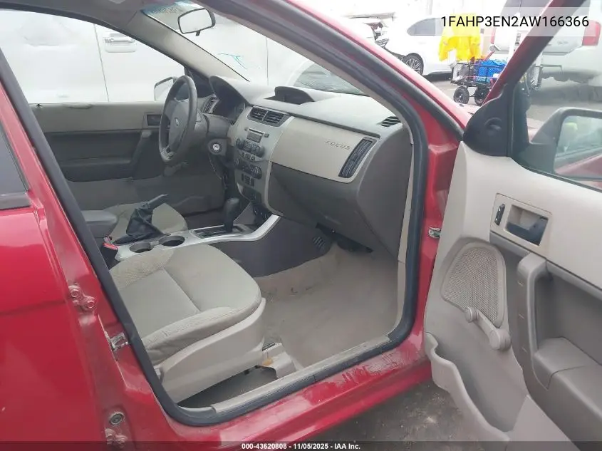 1FAHP3EN2AW166366 2010 Ford Focus S