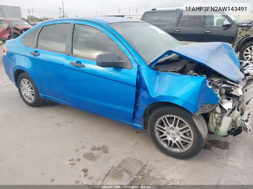 1FAHP3FN2AW143491 2010 Ford Focus Se