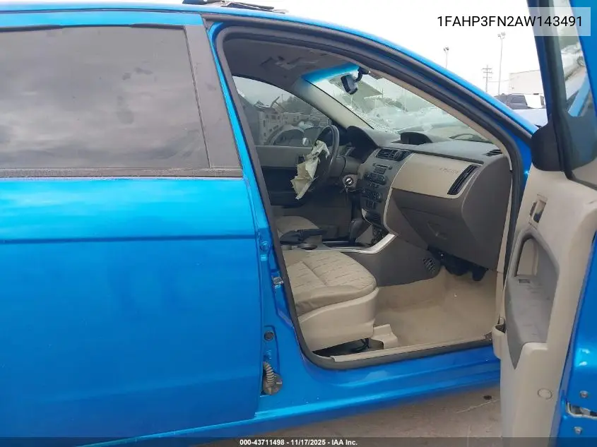1FAHP3FN2AW143491 2010 Ford Focus Se