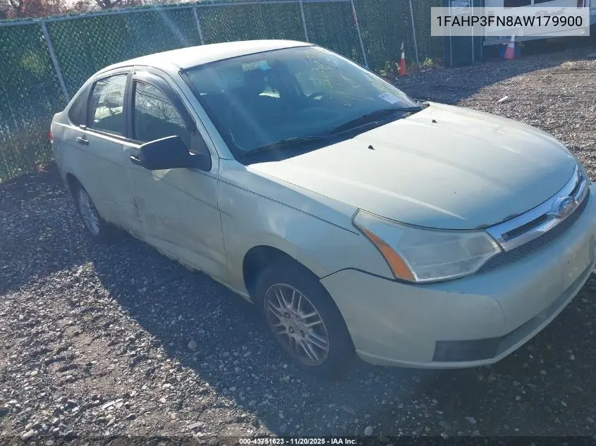 1FAHP3FN8AW179900 2010 Ford Focus Se